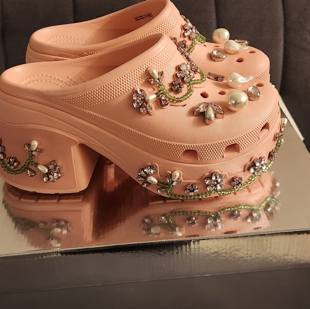 Simone Rochas × Crocs Siren Clog SS25 Powder Pink W9/M7 - Picture 10 of 11